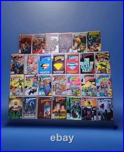 DC Superman Lot 27 Mixed Titles+series+Anniversary & More 1987-2009 VF/VG