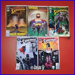 DC Superman Lot 27 Mixed Titles+series+Anniversary & More 1987-2009 VF/VG