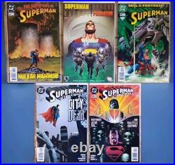 DC Superman Lot 27 Mixed Titles+series+Anniversary & More 1987-2009 VF/VG