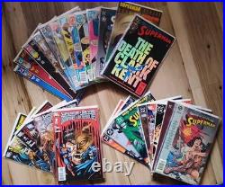 DC Superman Lot 27 Mixed Titles+series+Anniversary & More 1987-2009 VF/VG