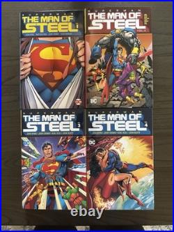DC Superman THE MAN OF STEEL Vol 1-4 by John Byrne Hardcover Out of Print