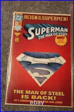 DC Superman The Man Of Steel Reign Of The Supermen 1993 #13 #22 June 93