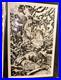 DC Superman v Parasite Original Comic Art Inkwash by legendary Ken Lashley 11×17