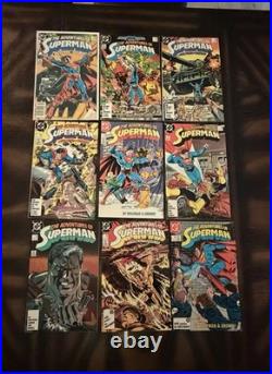 DC The Adventures of Superman Comic Book Lot Of 125 Range 425-588