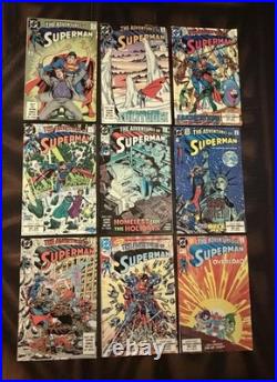 DC The Adventures of Superman Comic Book Lot Of 125 Range 425-588
