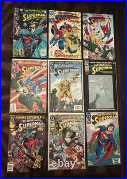 DC The Adventures of Superman Comic Book Lot Of 125 Range 425-588
