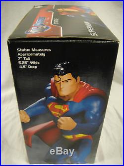 DC UNIVERSE ONLINE SUPERMAN STATUE #0247/5000 By JIM LEE Maquette Bust Figurine