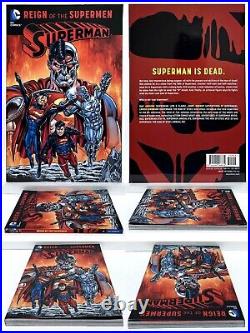 DEATH AND RETURN OF SUPERMAN Lot 1-5 TPB DC Comics DOOMSDAY, REIGN OF SUPERMEN+