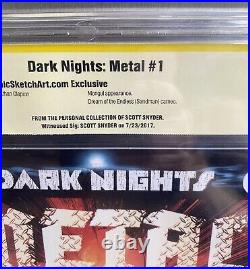 Dark Nights Metal 1, CBCS 9.4, signed Scott Snyder