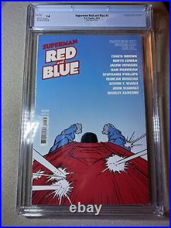 David Choe CGC 9.8 Superman Red and Blue #2 DC 2021 Variant Art Mint