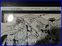 Day of the Composites #1 Ethan Van Sciver Original Interior Art Page Superman DC