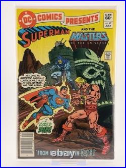 Dc Comics Presents 47 1982 Newsstand First Appearance Of He-Man And Skeletor