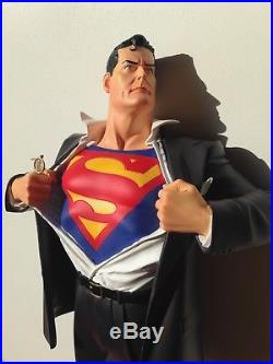 Dc Direct Superman Forever #1 Full Size Statue Alex Ross