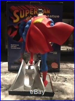 Dc comics superman full size statue designed by jim lee