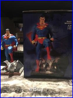 Dc comics superman full size statue designed by jim lee
