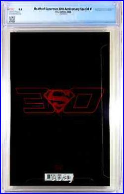 Death Of Superman 30th Anniversary #1 (jurgens 1100 Foil Variant) Cgc 9.9 Mint