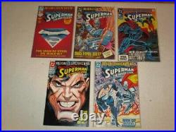 Death Of Superman 46 Issue Lot + Reign Of The Supermen + Funeral For A Friend