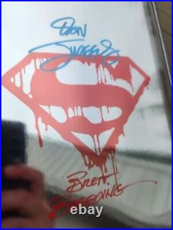 Death Superman 30th Anniversary #1 Silver foil variant CGC 9.8 SS Signed Jurgens