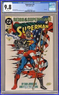 Death and Return Of Superman CGC 9.8 Seven Book Lot