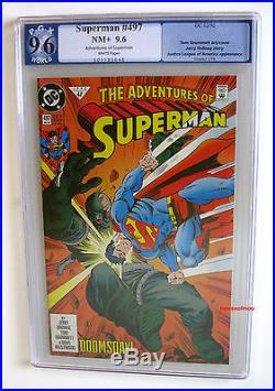 Death of SUPERMAN #75 Man Of Steel #18 DOOMSDAY SET1992 parts1-7 PGX CGC 9.8 9.6
