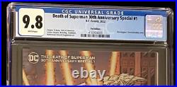 Death of Superman 30th Anniversary Special #1 CGC 9.8 Jurgens 1100 FOIL 2022