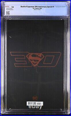 Death of Superman 30th Anniversary Special CGC 9.8 125 Mattina Foil (DC, 2022)