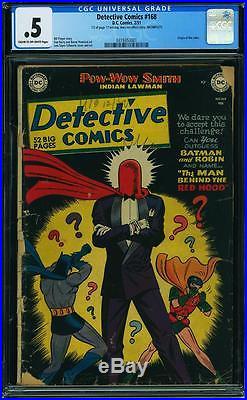 Detective Comics 168 1 Comic Superman Batman Justice League Cgc Unrestored