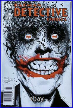 Detective Comics #880 (2011) Classic Jock Joker Cover Newsstand Variant RARE HTF