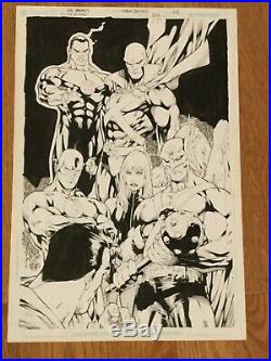 Ed Benes Original Art Superman Issue 219, Page 22 Justice League
