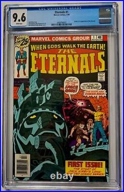 Eternals #1 CGC 9.6 WHITE (1976) 1st appearance of the Eternals MCU Movie