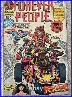 FOREVER PEOPLE #1 DC 1971 Jack Kirby Superman 1st full Darkseid Key see pics