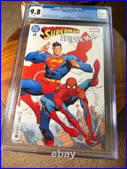 FREESHIPPING DC/Marvel Superman/Spider-Man #1 (2026) CGC 9.8 Jorge Jimenez Cover
