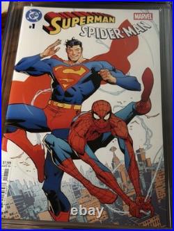FREESHIPPING DC/Marvel Superman/Spider-Man #1 (2026) CGC 9.8 Jorge Jimenez Cover