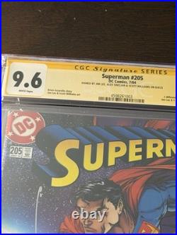 FREE SHIPPING Superman #205 CGC 9.6 Signature Signed Lee, Williams & Sinclair