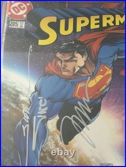FREE SHIPPING Superman #205 CGC 9.6 Signature Signed Lee, Williams & Sinclair
