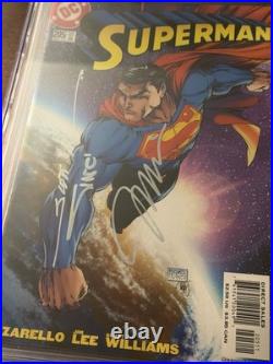 FREE SHIPPING Superman #205 CGC 9.6 Signature Signed Lee, Williams & Sinclair