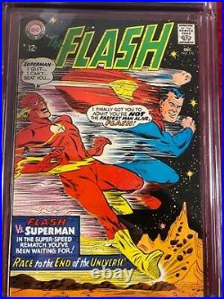 Flash 175 CGC Graded 2nd Superman vs. Flash Race