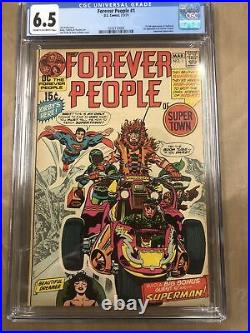 Forever People 1 CGC 6.5 1971 Superman on Cover 1st Darkseid WOW NO RESERVE