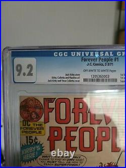Forever People #1 CGC 9.2 NM 1971 Key 1st Full DARKSEID SUPERMAN Jack Kirby