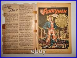 Funnyman #1 / 1st App (1948) Siegel Shuster Comic Book RARE KEY