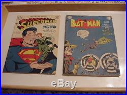 GOLDEN AGE SUPERMAN #58 & BATMAN #51 COMIC BOOK LOT