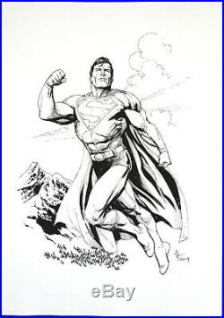 Gary Frank Original Sketch Superman Art