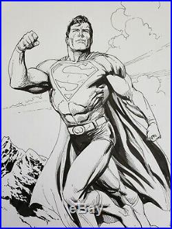 Gary Frank Original Sketch Superman Art