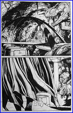 Gary Frank Rebirth Original Comic Art #1 p49. Batman, Flash, Superman, JLA