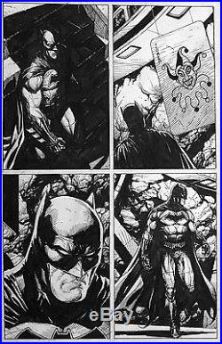 Gary Frank Rebirth Original Comic Art #1 p50. Batman, Flash, Superman, JLA