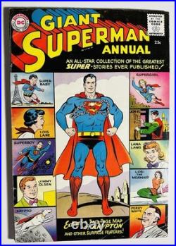 Giant Superman Annual #1 DC Comics 1960 Key 1st Superman Annual Golden Age VF-