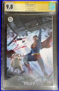 Gob Sale Action Comics New 52 #1 Ss Cgc 9.8 Tiago Da Silva Krypto Virgin DC