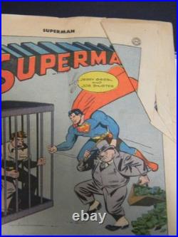 Golden Age 1945 Superman #35 Very rare in fair shape for the age see pictures