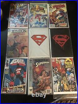Golden Age To Modern Comic Book Lot Marvel/dc And More 90 Comics In Total