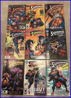 HUGE! DC Superman Lot of 79-RARE! DC Universe/Man Of Steel/Supergirl/Superboy